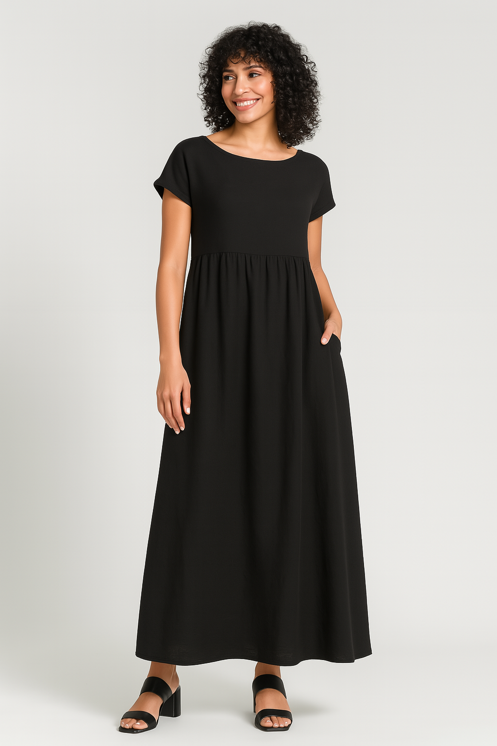Vestido Linho Midi Athenas