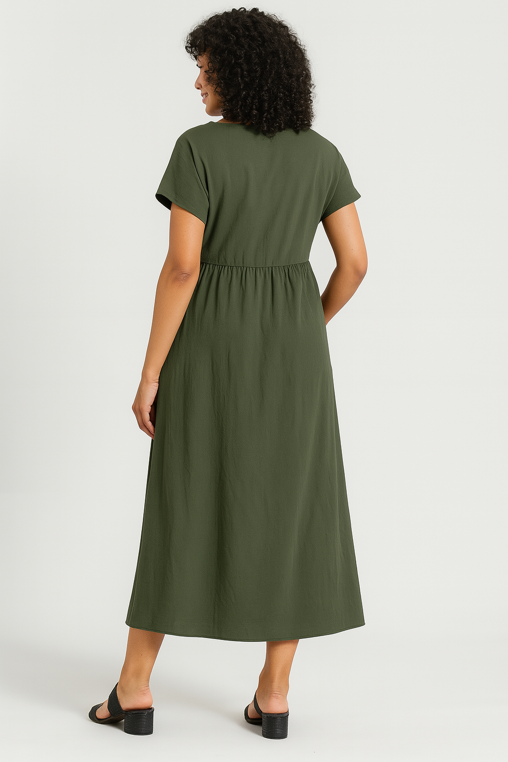 Vestido Linho Midi Athenas