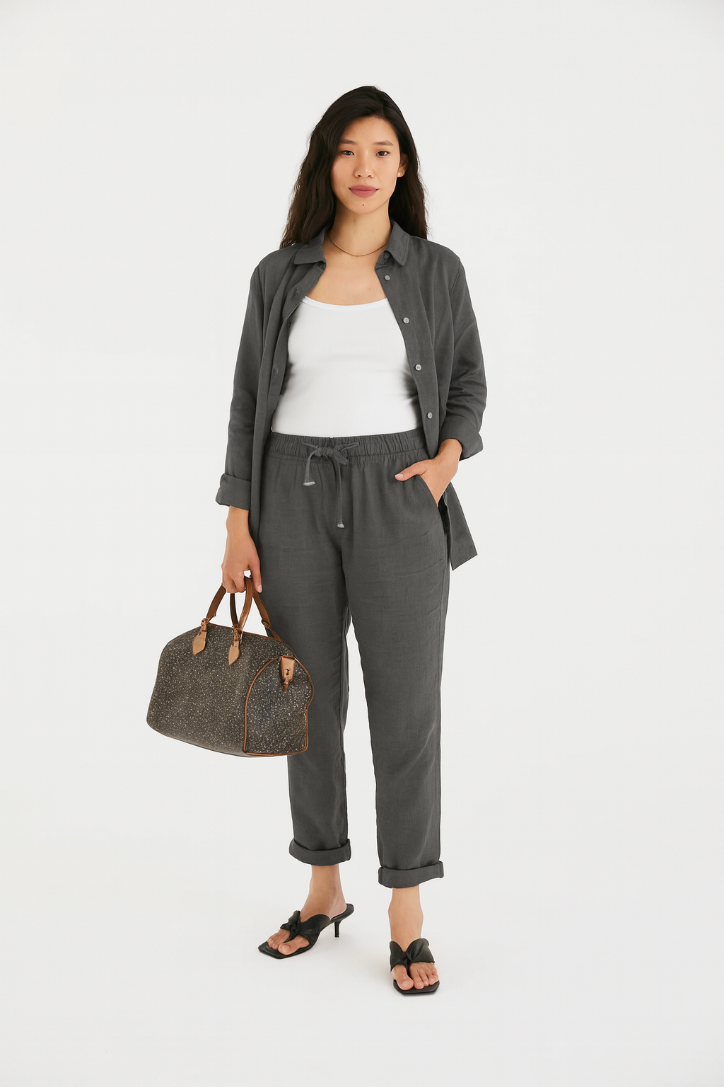 Conjunto com Botão Isabele