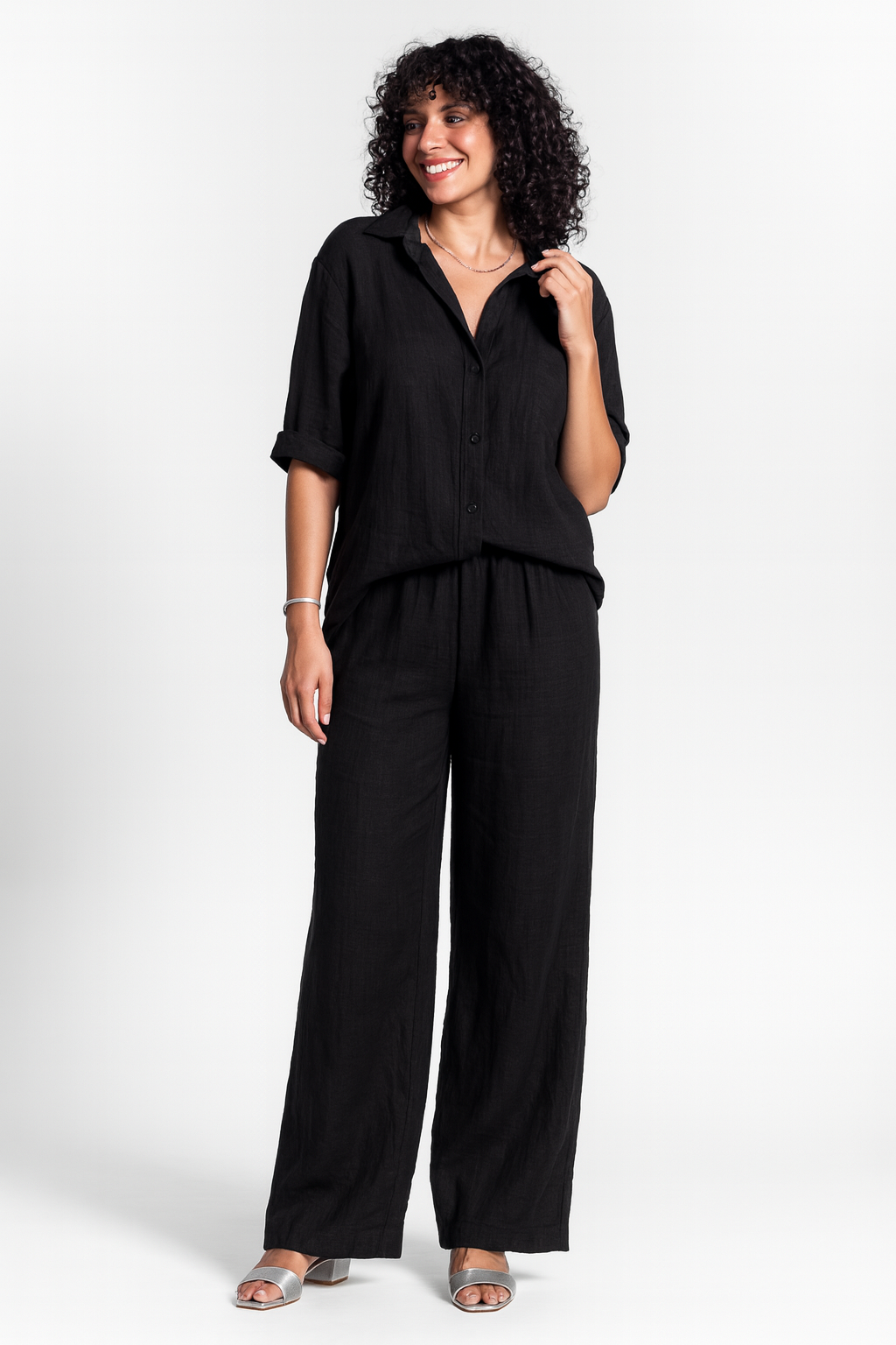 Conjunto de Camisa e Calça Priscila