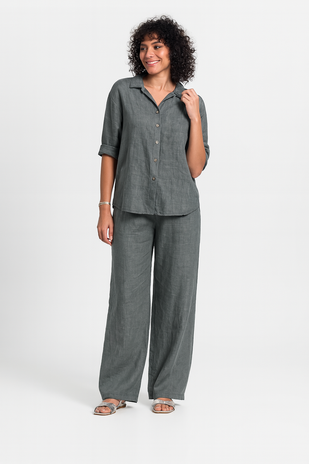 Conjunto de Camisa e Calça Priscila