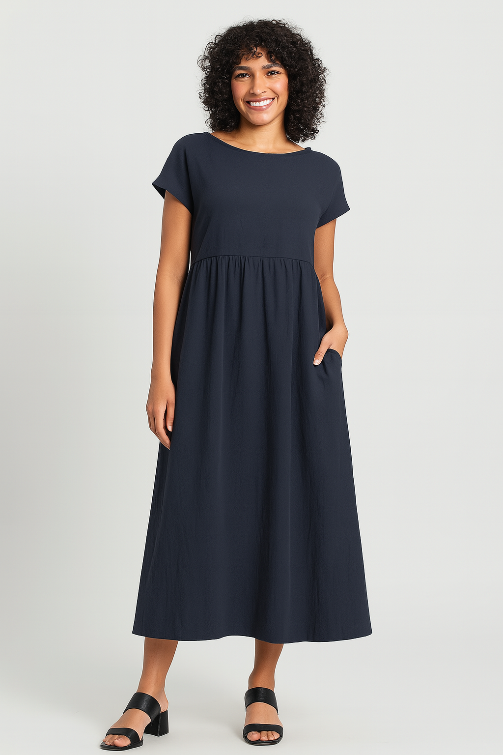 Vestido Linho Midi Athenas