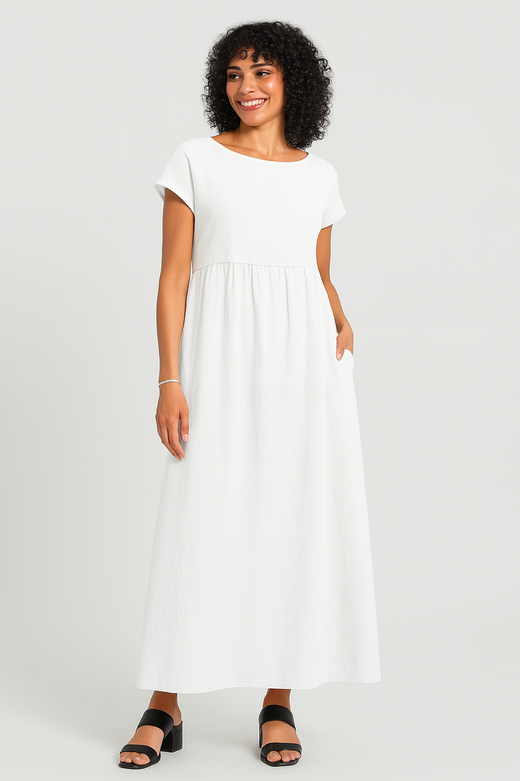 Vestido Linho Midi Athenas