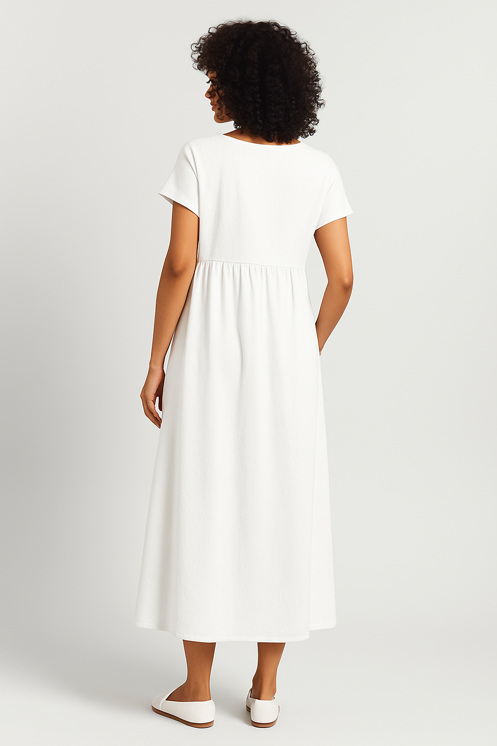 Vestido Linho Midi Athenas