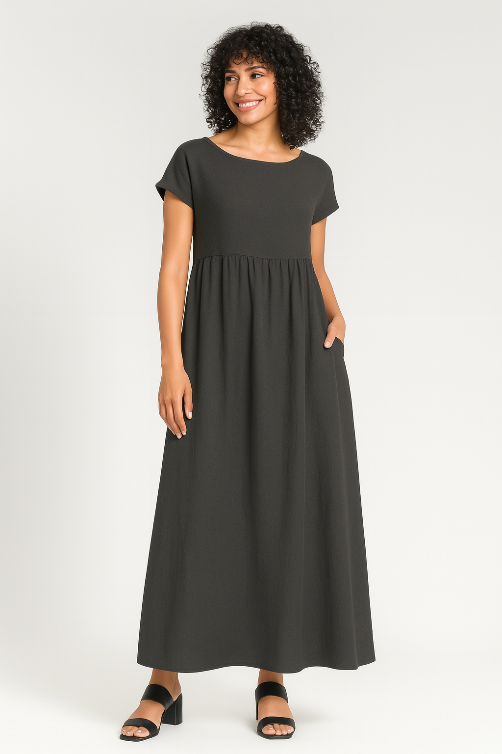 Vestido Linho Midi Athenas