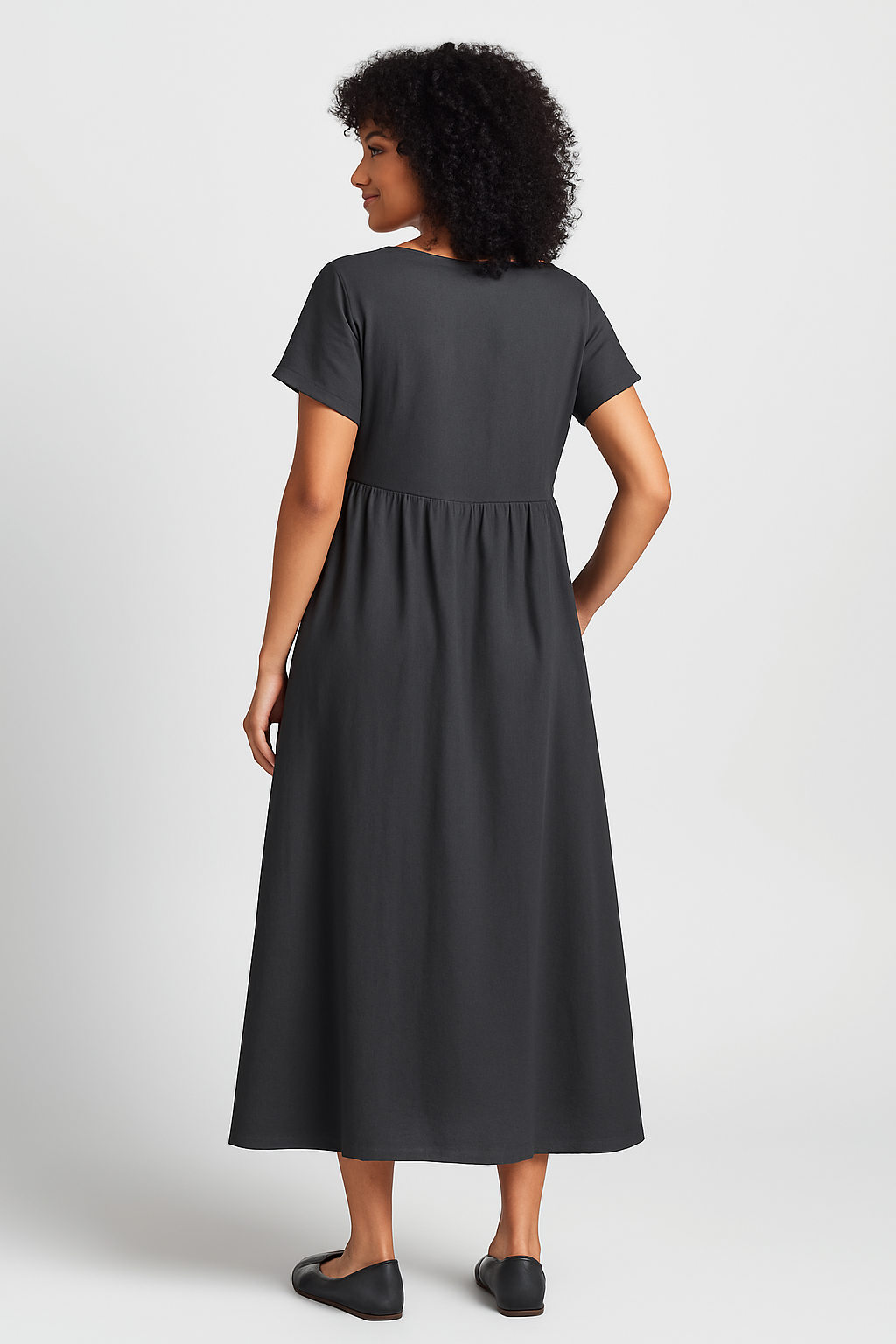 Vestido Linho Midi Athenas