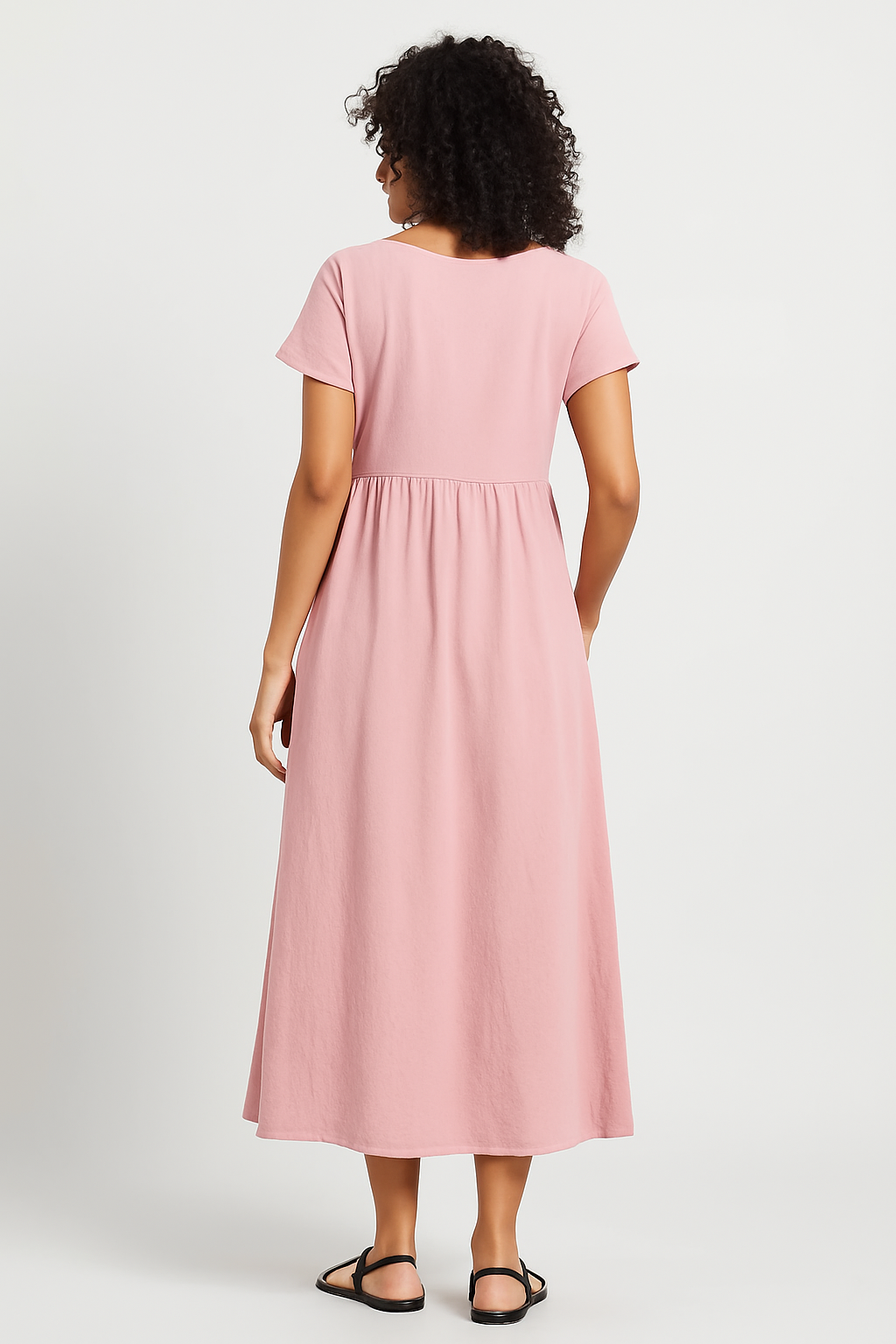 Vestido Linho Midi Athenas