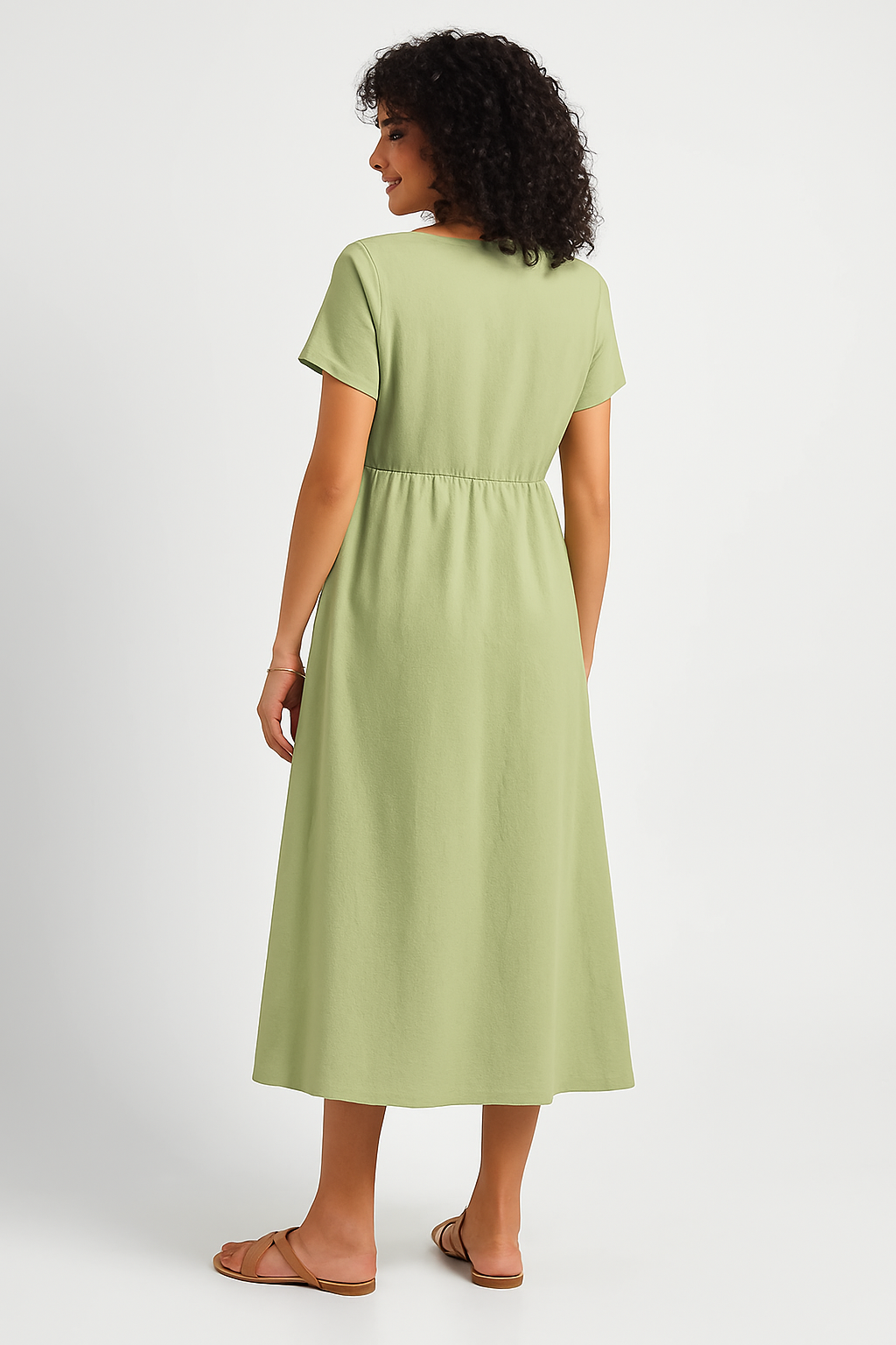 Vestido Linho Midi Athenas